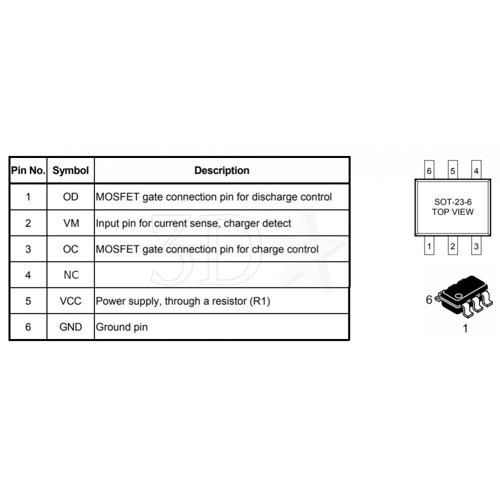 DW01A PMIC power management IC